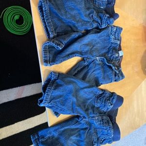 3 pair of Old Navy Jeans- Baby Girl 0-3m and 3-6m